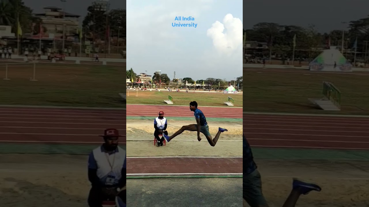 all India University Bangalore triple jump mens 15.31mt😱
