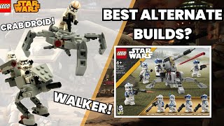 The BEST alternate builds using the 501st Battle Pack? | Lego Star Wars 75345