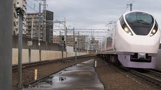 E657系特急ひたち、E721系+701系@東北本線長町駅（2022.12）