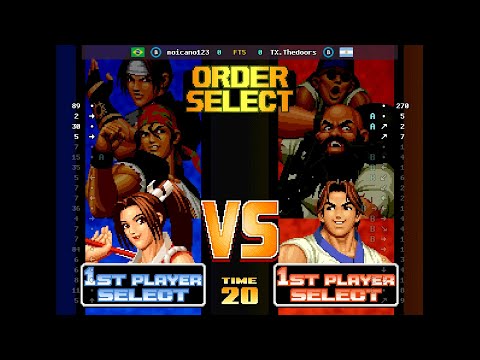 The King of Fighters '98 - 🇧🇷 moicano123(B) vs 🇦🇷 TX.Thedoors(B) | Fightcade (2026-06-14 02:27 UTC)