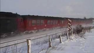 DSB ME-lokomotiver i sne 2001