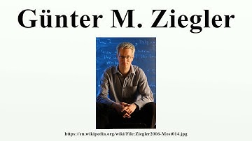 Günter M. Ziegler
