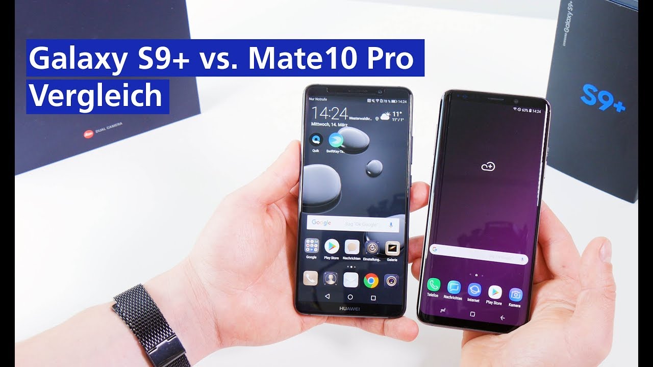 Huawei mate 10 pro vs galaxy s9 plus