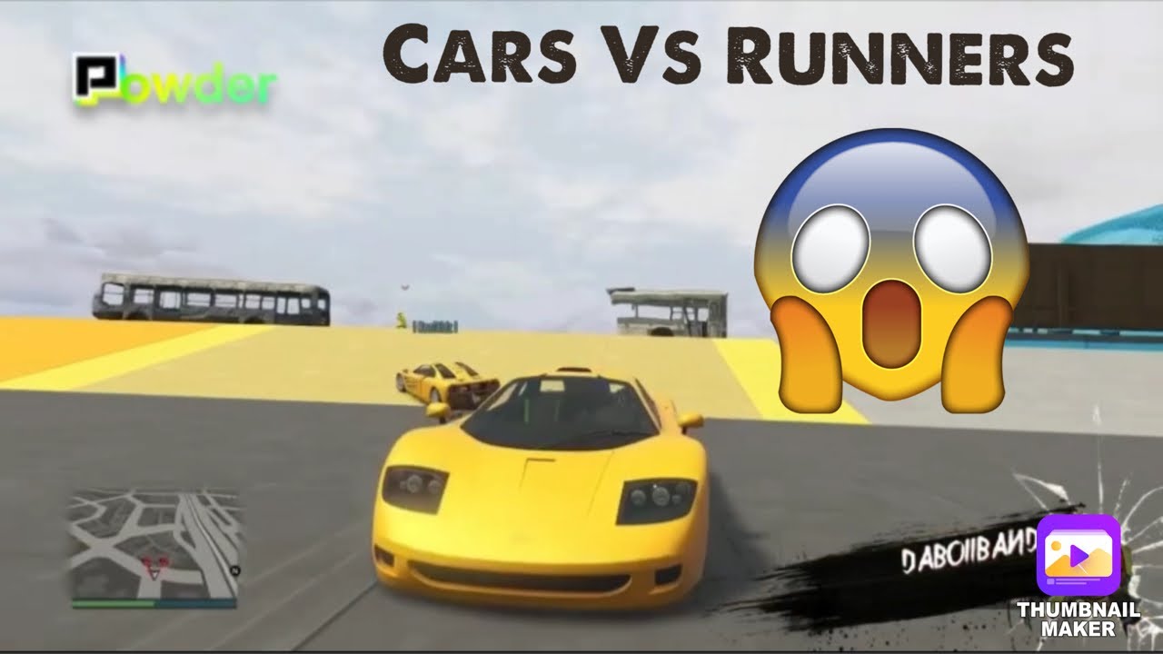 Cars Vs Runners (Gta 5) YouTube