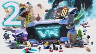 The Playroom VR Gameplay Walkthrough HD - Robots Rescue & Wanted! - Part 2