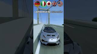 COUNTRIES VS BROKEN BRIDGE #beamngdrive