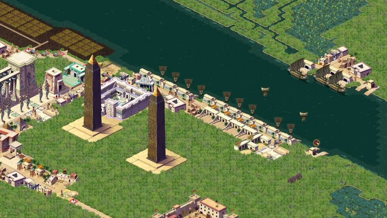 Pharaoh: A New Era - Bubastis City Overview / Bubastis Stadtübersicht