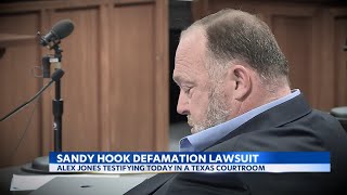 Alex Jones takes the stand in trial with Sandy Hook parents