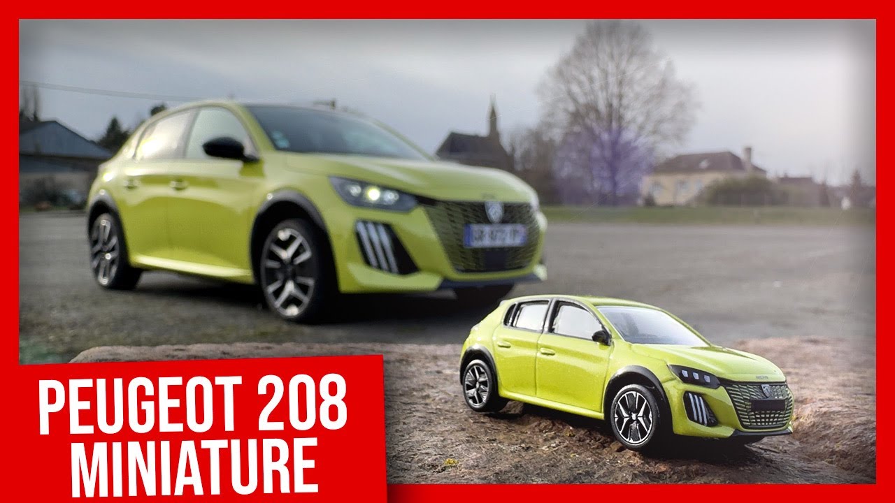 🟥 Les différentes PEUGEOT 208 restylées miniatures (1/64) 