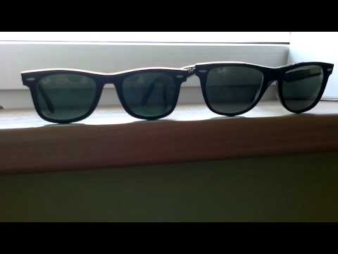 ray ban wayfarer 2132 vs 2140