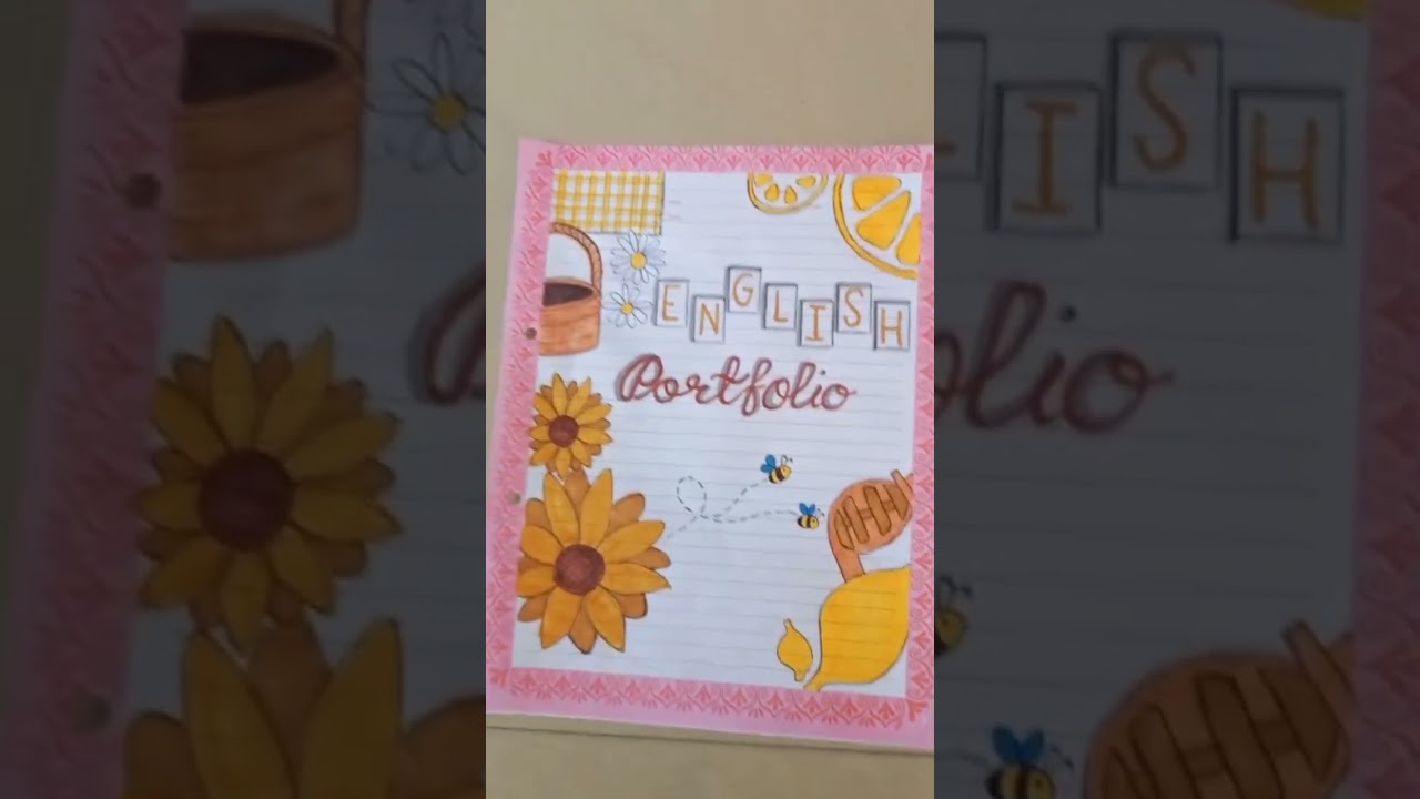 easy frontpage idea for portfolio💡 ✨️🎀♥️ 