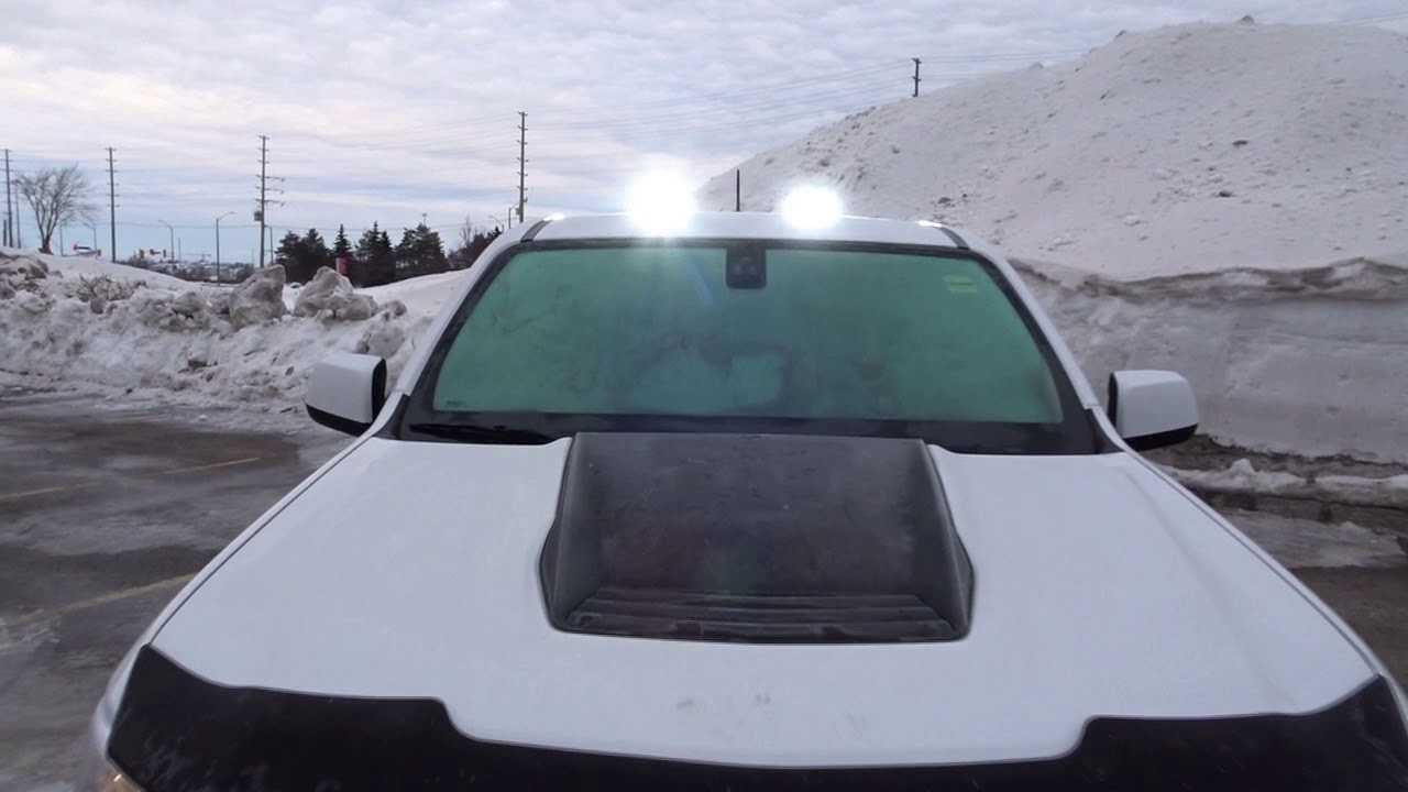 2020 CHEVY COLORADO ZR2 LIGHT BAR - YouTube