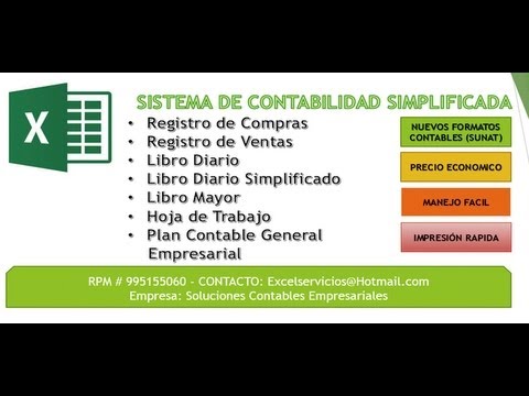 Sistema de contabilidad simplificada en excel descargar gratis