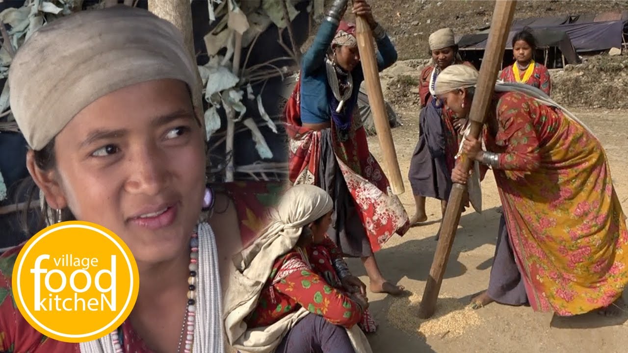 сырая кухня || серия-10 || деревенская кухня || ладжимбудха || последний кочевник Непала ||