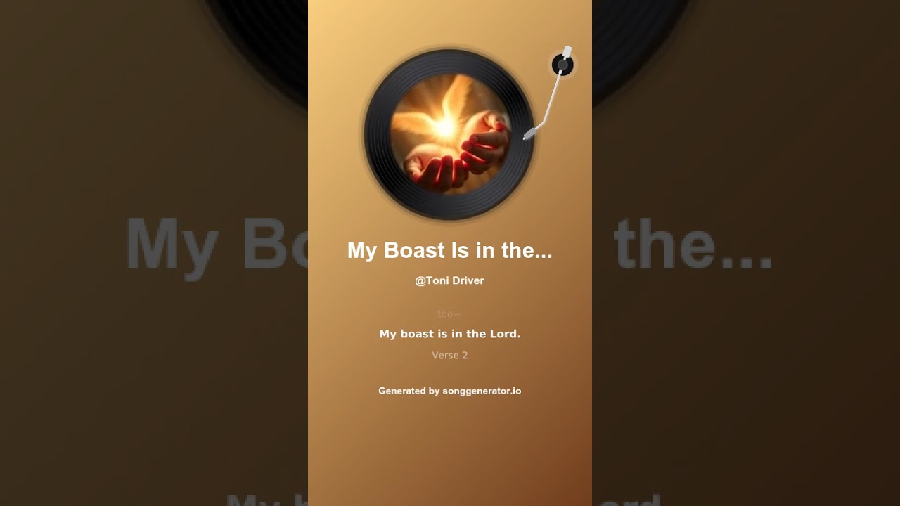 My Boast Is in the Lord