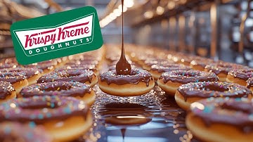 The AMAZING Journey Of A Krispy Kreme Donut From Dough To Store!