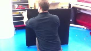 Express pop up counter assembly