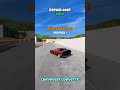 Which car passes between the buses and what is the repair cost?