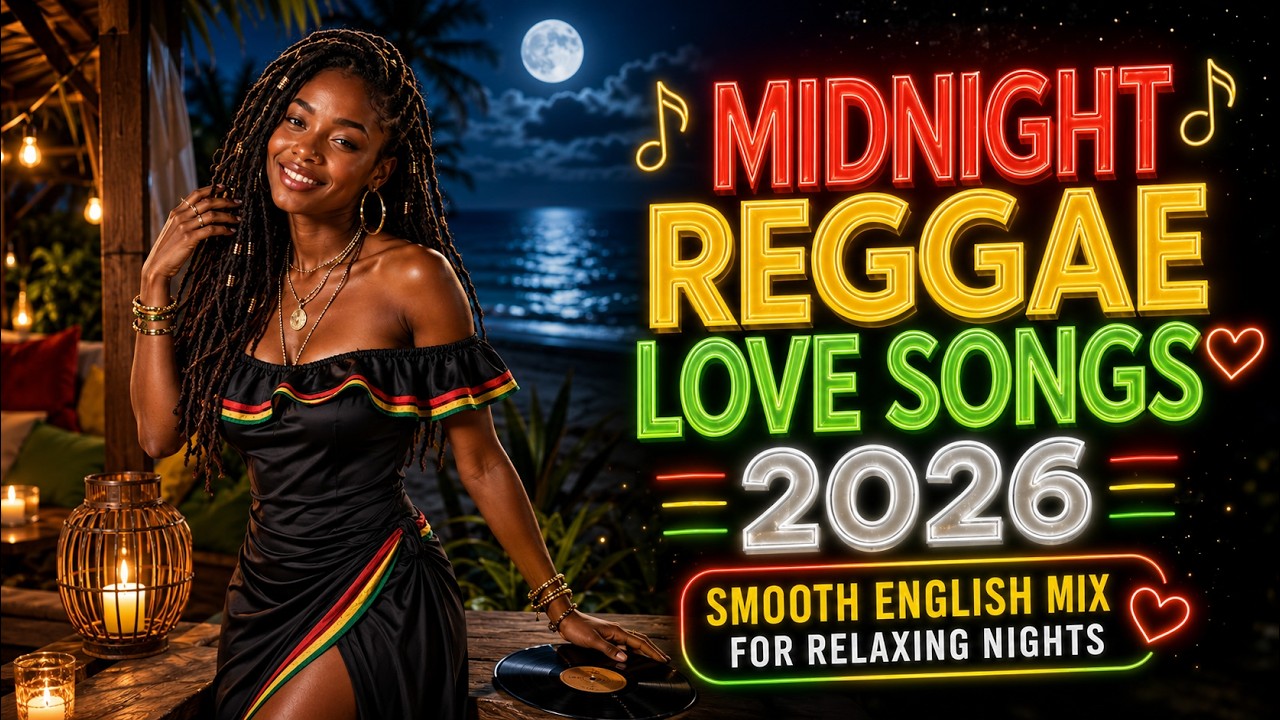 Midnight Reggae Love Songs 2026 🌙 Smooth English Mix for Relaxing