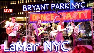 🇨🇴 🇵🇪 🇻🇪 Bryant Park Dance Party Music of the Americas Colombia Peru Venezuela with LaMar NYC LIVE