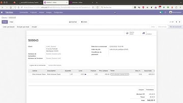 Tuto vidéo : Gérer la commande, la livraison et la facture avec le CRM et le module de Vente d