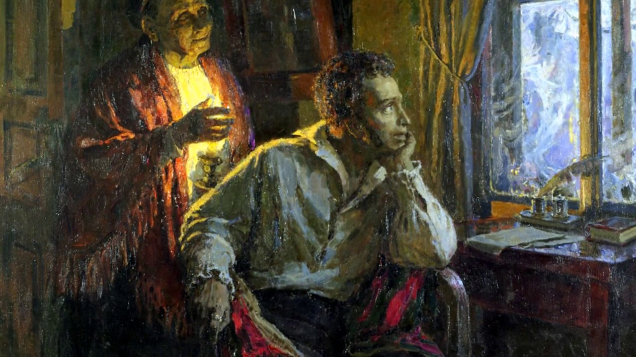 А.С.Пушкин "Зимний вечер"(видеоролик) - YouTube