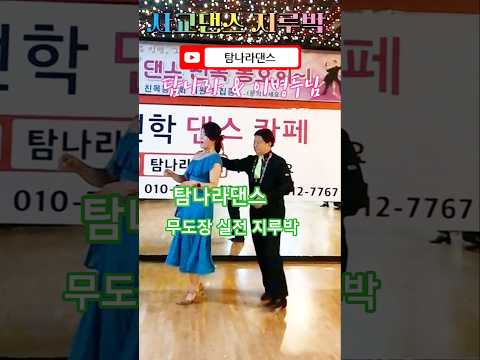 #탐나라댄스 무도장 실전 지루박 #사교댄스 #콜라텍 #지루박배우기