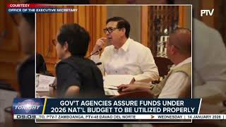 Gov’t agencies assure funds under 2026 nat’l budget to be utilized properly