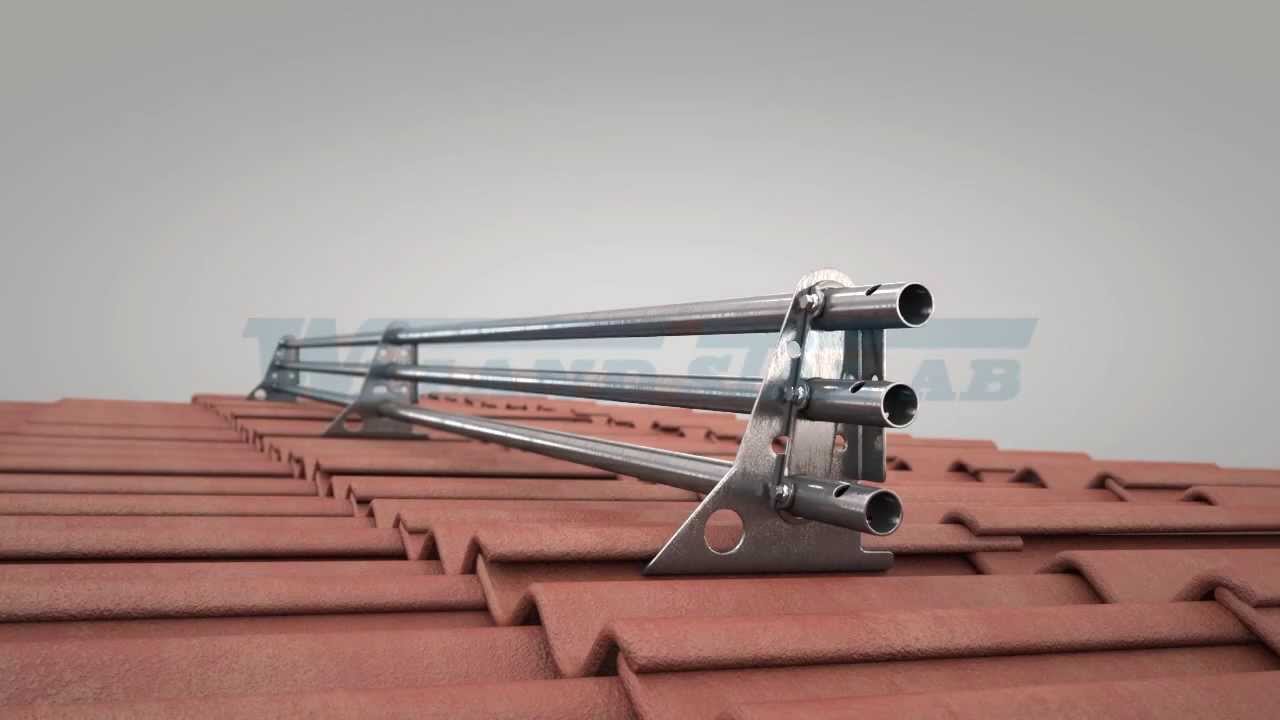 Snörasskydd med 3 rör och infästning med fotplatta - YouTube