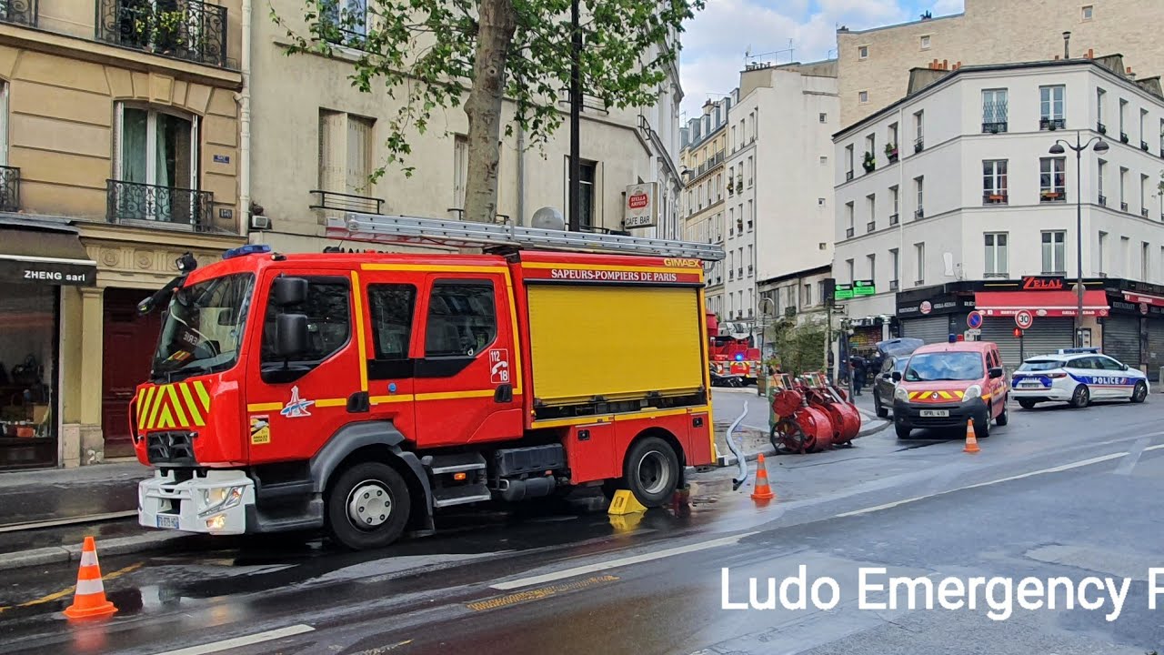 Pompiers de Paris FPTL PC PS SPVL Échelles Compilation 2021 Paris Fire Dept Fire Trucks best of 2021