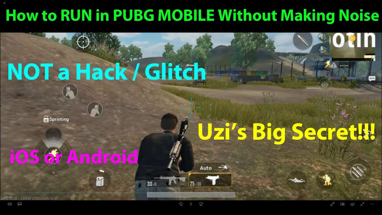 How to RUN in PUBG Mobile Without Making Noise - Totally Silent - No Hack  Required - 