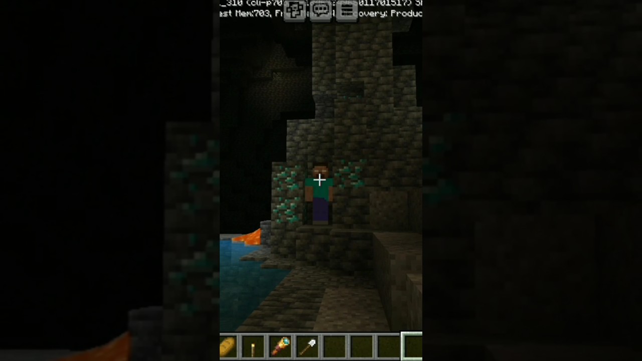 Herobrine In A Diamond Cave😱 