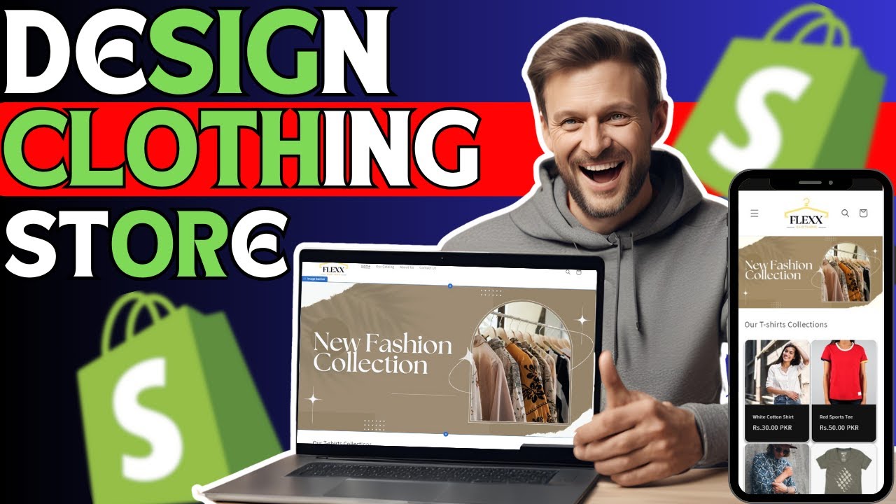 How to design Shopify store for a clothing brand Step by step Tutorial ...