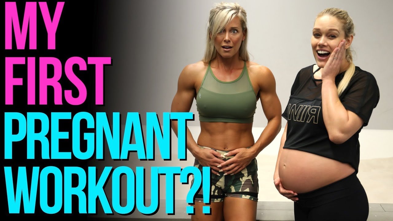 My first pregnant workout?!