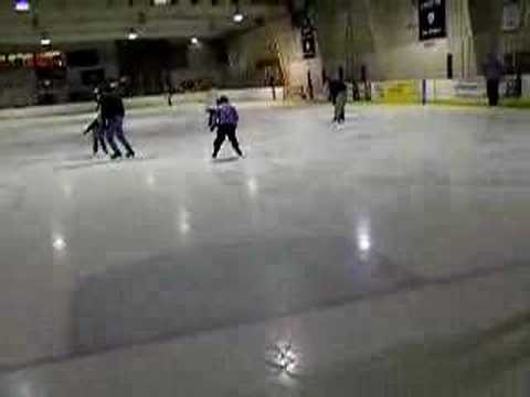 Kira and Wesley ice skating