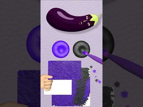 Talking Eggplant Coloring Match Ad