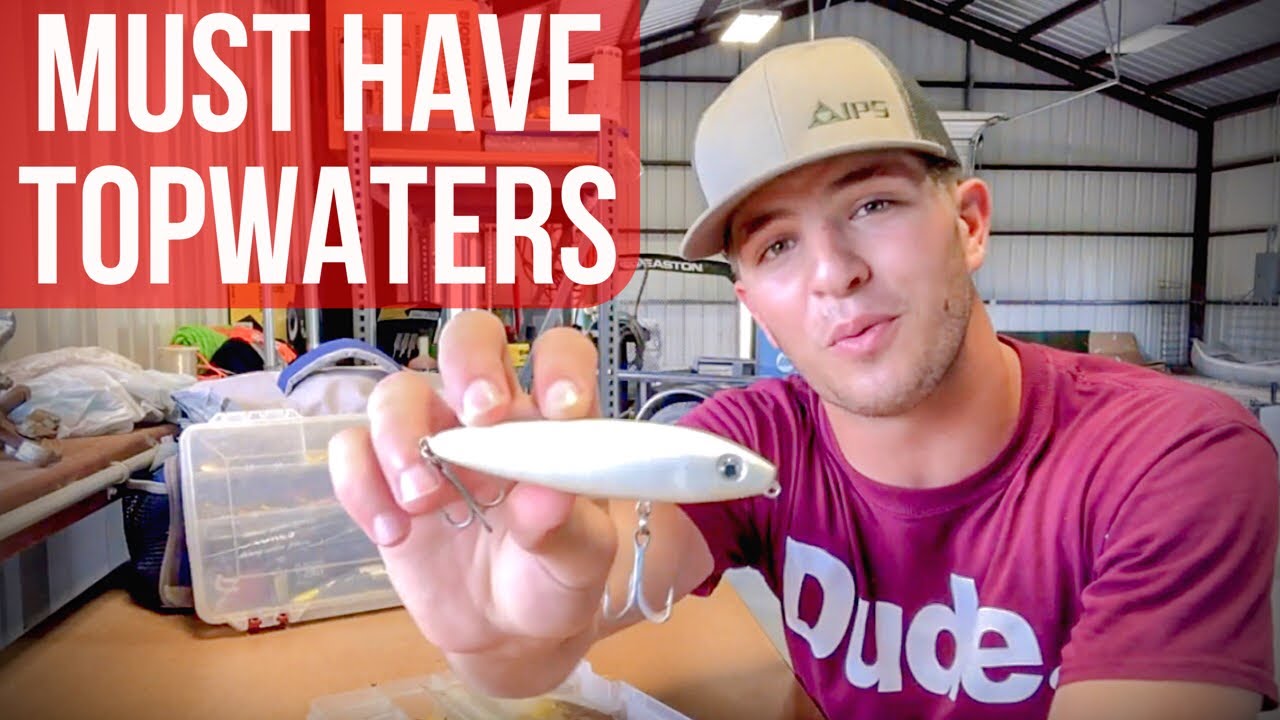Topwater Lures My 3 SECRET Topwater lures for Redfish and Trout