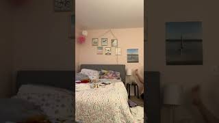 Girl attempts backflip on bed and lands on her head
