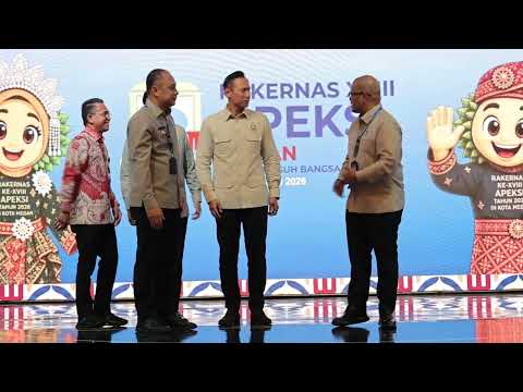 Coordinating Minister AHY Attends the 17th National Working Meeting of the Association of Indones...