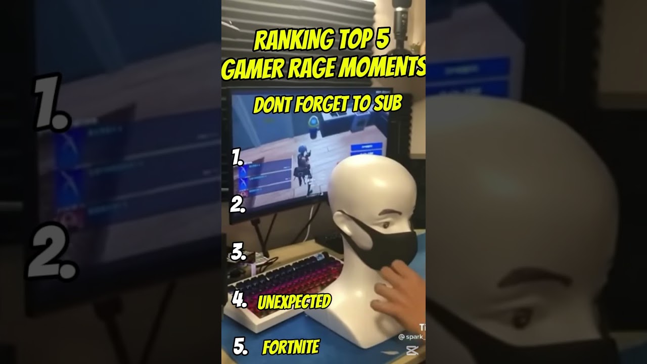 Top 5 gamer rage moments 💀 