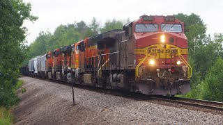 Late Summer Railfanning on the Hinckley Sub: CSX Yn2, Fakebonnet 4708, CN quad & much more