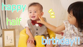 【祝ハーフバースデー!】生後6ヶ月になりました♪あの衣装も登場・・・!?【コウピーハーフ】