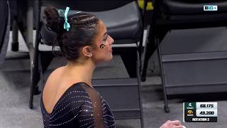 Gianna Masella Bars 2026 MSU vs Iowa