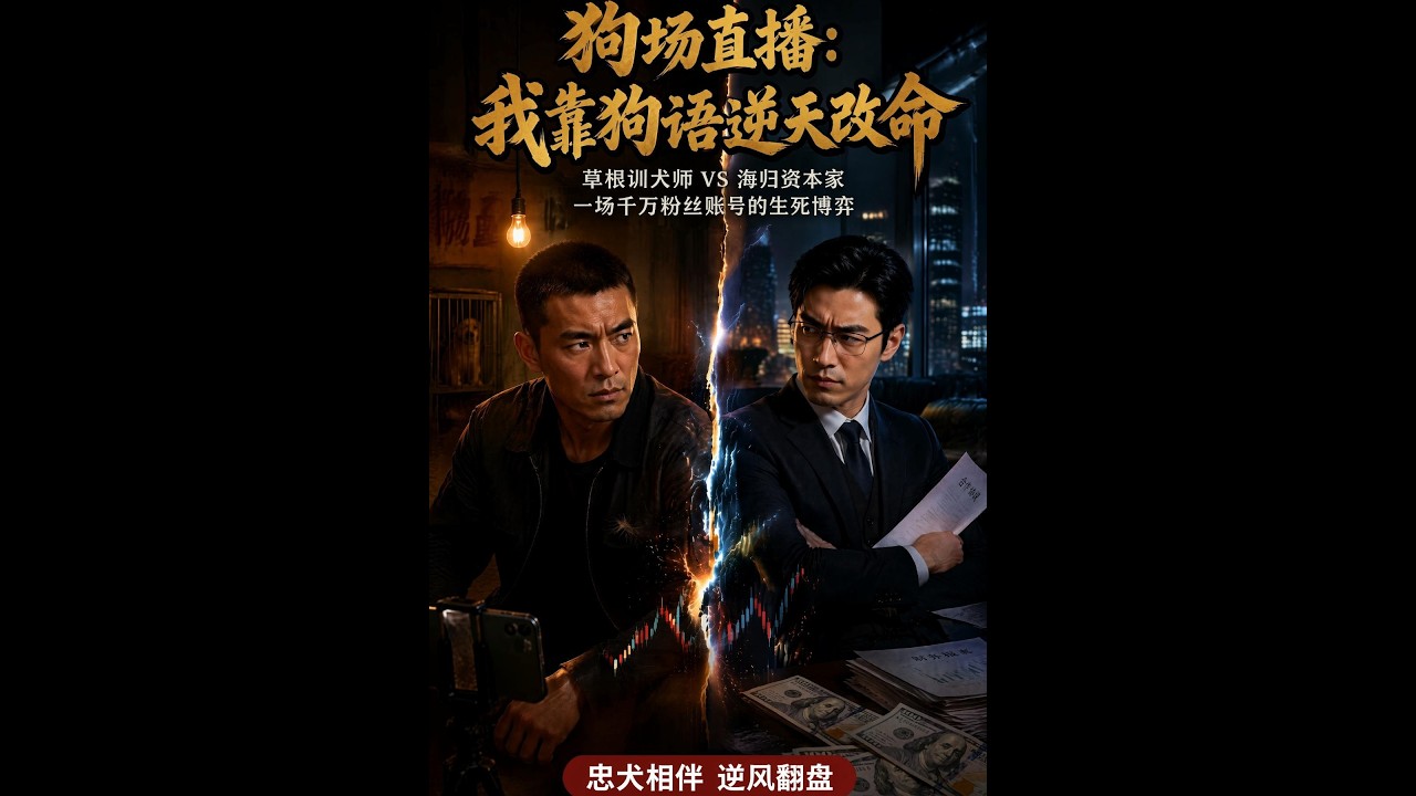 【一口气看完】《狗场直播：我靠狗语逆天改命》#短剧 #AI短剧 #逆袭 #drama #爽剧 #鲨鱼先生