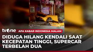 Download lagu Supercar Battery from YouTuber's Crash Flies Into Convenience Store | AKIM tvOne