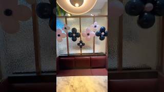Poppable Balloon Decor at the Restaurant 🎈 Super Satisfying to Pop!