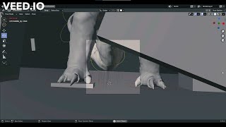 Godzilla Roars (Blender animation)