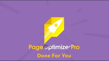 PageOptimizer Pro | DONE FOR YOU