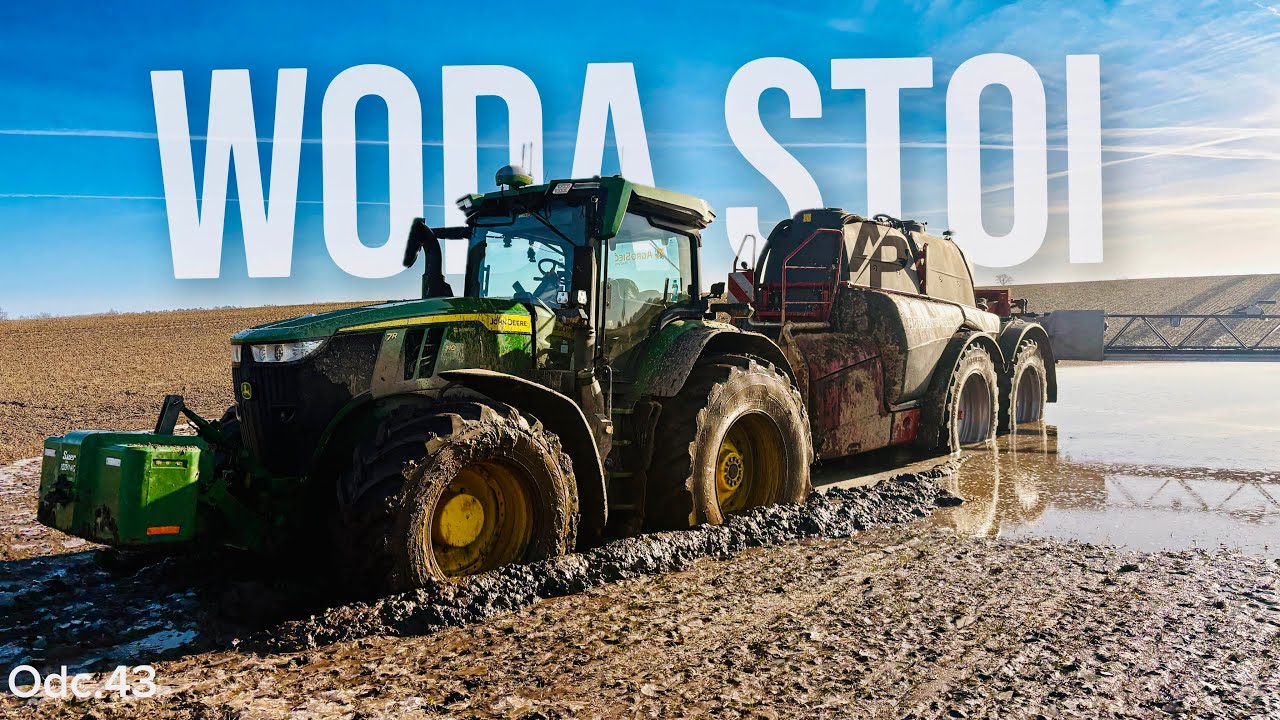 #vlog 43 Woda Stała.. John Deere znów po ramę w błocie. Horsch Leeb 12TD 🚜✈️