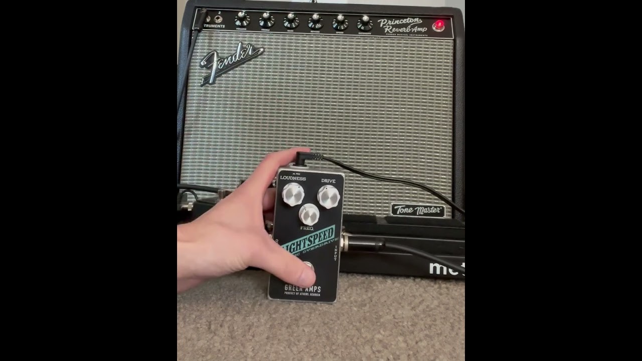 My favorite setting on the Greer Lightspeed overdrive. 